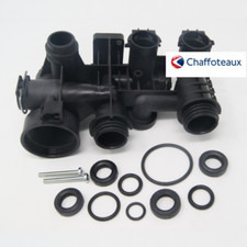 Blocco idraulico destro caldaia Chaffoteaux 61010167 Centora , Nectra, Elexia