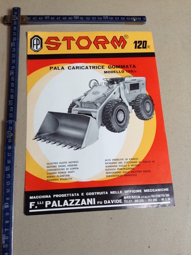 Depliant pubblicitario vintage - pubblicitario,