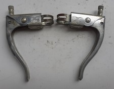 Coppia leve freni bici corsa epoca marcate BALILLA, in alluminio,  Bianchi Maino