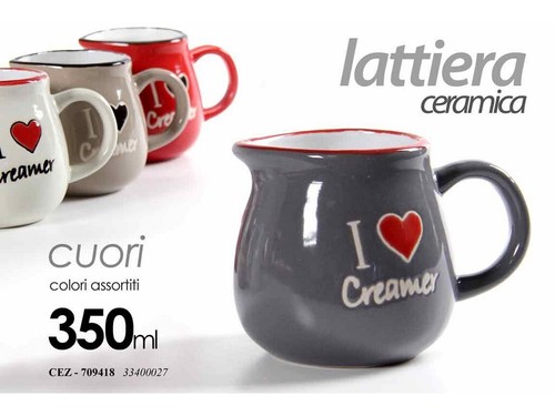 Lattiera ceramica gicos love - gicos, i