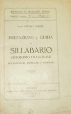 Prefazione E Guida Al Sillabario Ortofonico Razionale - Pietro Parise - Ed. S...