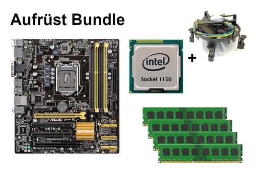 Bundle asus q87m cpu - q87m-e, +