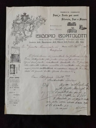 Carta intestata padova isodoro - intestata,