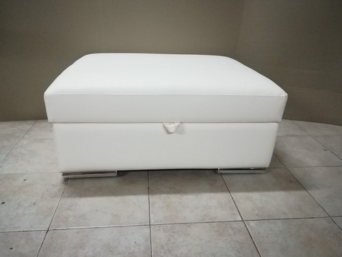 Pouf contenitore pelle - ,