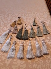 Lotto 16 embrasse tendicorda per tende vari colori varie misure