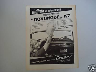 Advertising pubblicità 1962 - advertising,