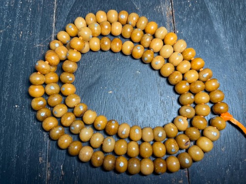 Vintage yak bone mala - mala:, rosario