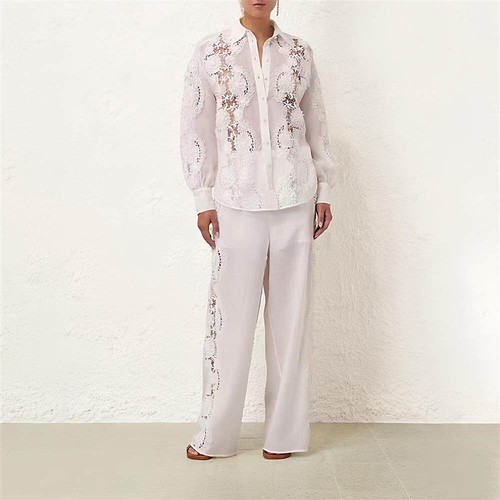 Camicia zimmermann pizzo - zimmermann,