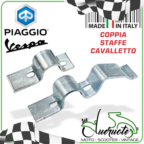 Coppia staffe piastra - coppia,