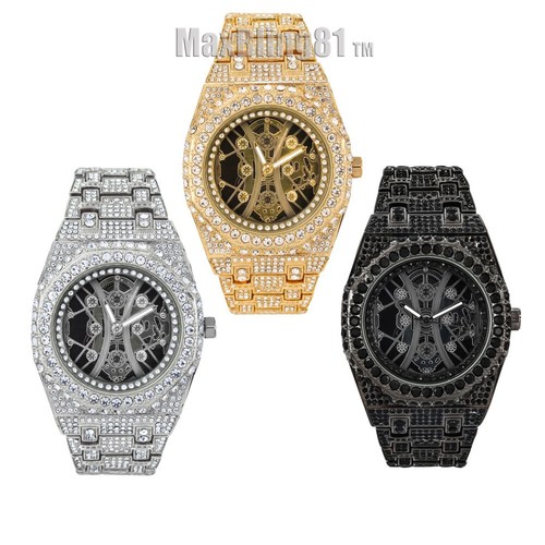 Orologio uomo lusso bling - orologio,
