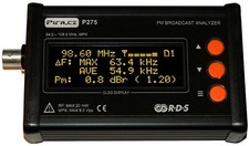 PIRA P275 FM Broadcast Analyzer Misuratore Modulazione Decoder RDS