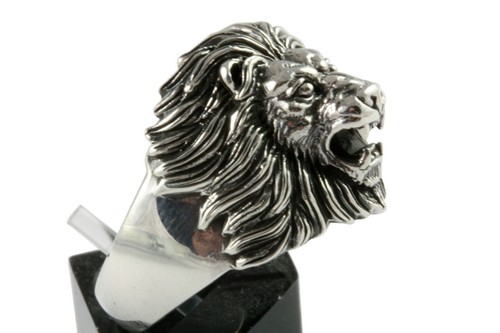 Anello biker con - testa, di