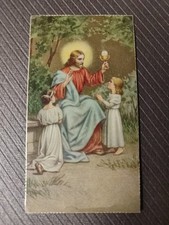 Comunione di Gesù ai Fanciulli, Holy Card, F0 19, S. Salvaro, 1932, Sgarbossa G.