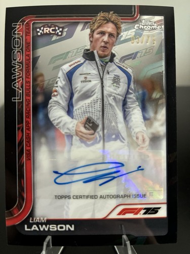 2025 topps chrome liam - topps, f1