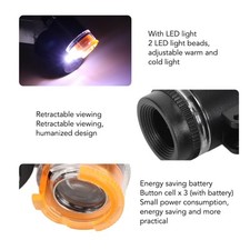 Mini Microscopio 60X LED con