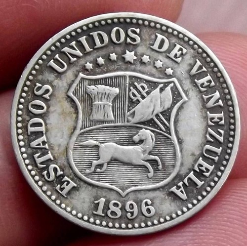 Monete venezuela 1 2 - 6,