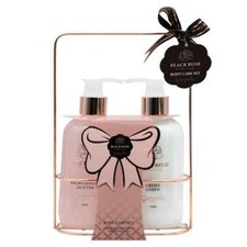 Kit Camomilla Black rose Bagnodoccia Glitter 250ml e Crema corpo 250ml Natale
