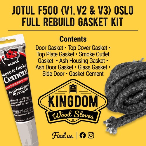 Kit guarnizioni jotul f500 - kit,