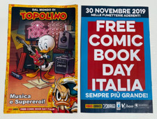 PANINI FREE COMICS BOOK DAY ANNO 2019 -IL MONDO DI TOPOLINO - MUSICA E SUPEREROI