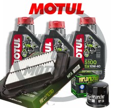 KIT/TAGLIANDO SUZUKI V-STROM-650 2004 2005 2006 FILTRI ARIA OLIO MOTUL 5100 MOTO