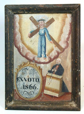 vecchia lavagna votiva, EXVOTO