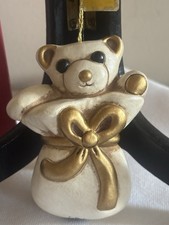 Orso di Natale in porcellana