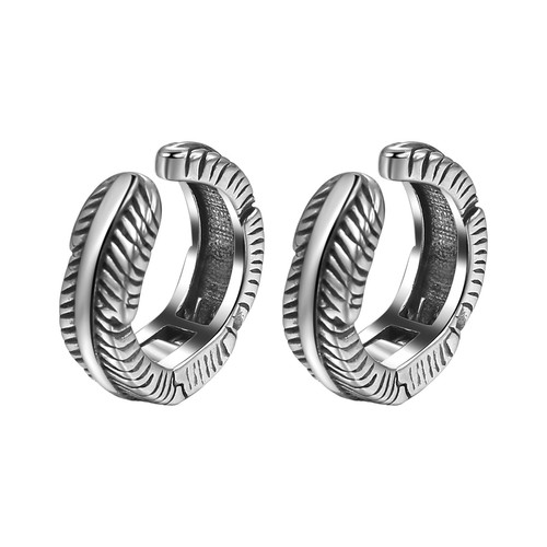 Orecchino uomo acciaio inox