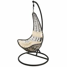 POLTRONA PENSILE DONDOLO SOSPESA GIARDINO BALCONE TERRAZZA SEDIA CON CUSCINO 327