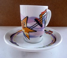 UGO NESPOLO TAZZINA SERIGRAFATA IN PORCELLANA N. 6