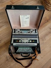 Strasser De Luxe Alpine Stiria Diatonica 4 Fila Pulsanti Scatola Fisarmonica Armonica