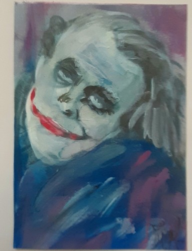 Joker ritratto attore quadro - joker,