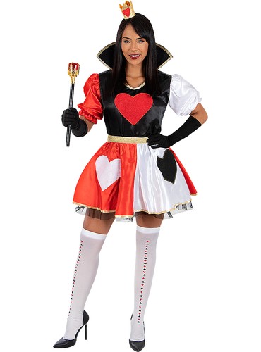 Costume regina cuori da - da,