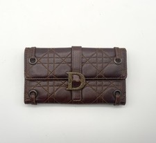 Portafoglio Christian Dior vintage pelle trapuntata cannage