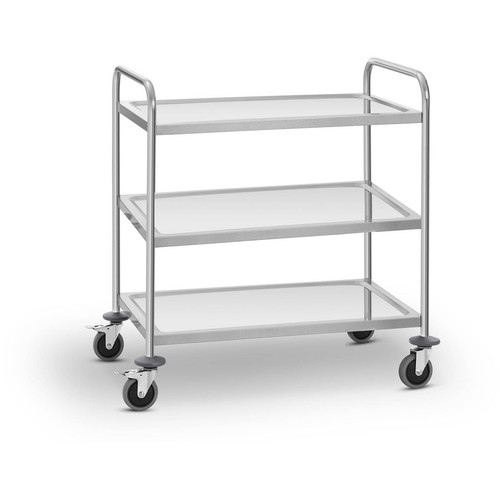 Carrello servizio acciaio - di,