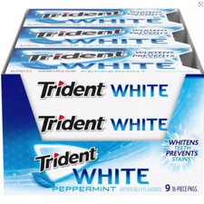 Trident White Peppermint GUM -