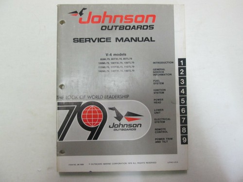 1979 johnson fuoribordo - johnson, v-4