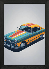 Hudson Hornet poster arte da