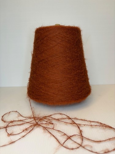 Filato alpaca garzato ruggine - alpaca,