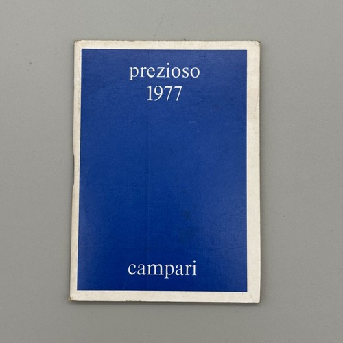 Prezioso campari milano - , 1977