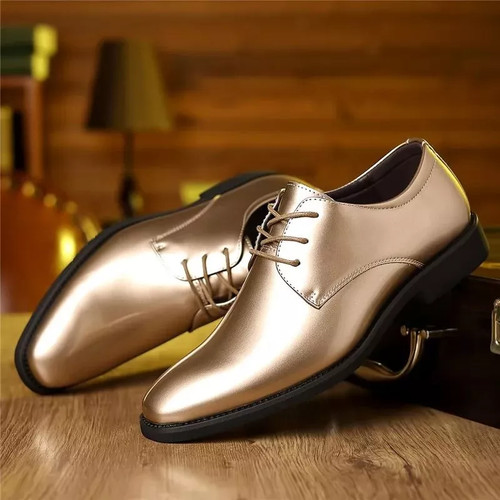 Scarpe derby uomo - oro, eleganti