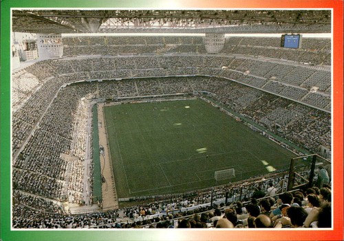 Cartolina milano stadio - milano,