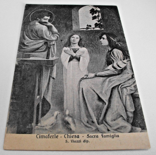 Cartolina vintage dipinto - cartolina,