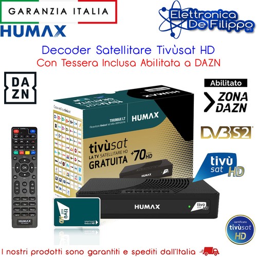 Decoder satellitare tivusat - decoder, hd