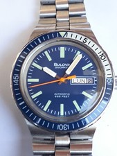 bulova accutron snorkel diver blu devil rare