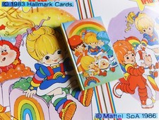 ? IRIDELLA RAINBOW BRITE Vintage 1986 RUBRICA + MAXI QUADERNI Quadernoni A4 ?