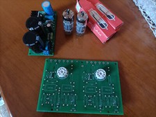 kit amplificatore valvolare completo supply amplifier full tubes classe A pcl82