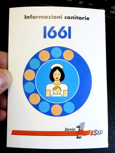 Cartolina servizi sip - cartolina,