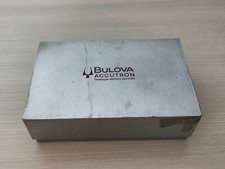 1970s BULOVA ACCUTRON ORIGINAL  WATCH OUTERBOX BOX CONTROSCATOLA UHREN