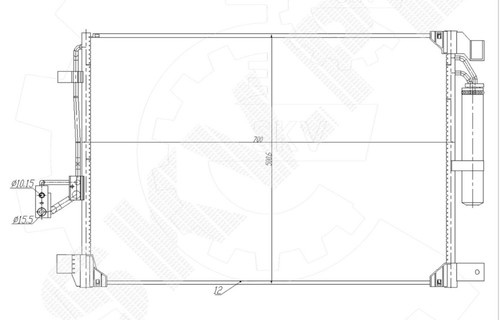 Condensatore climatizzatore - condensatore,