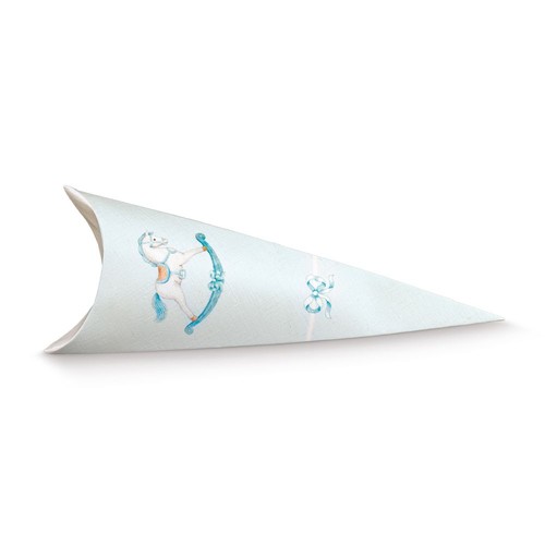 20x cavallino azzurro cono - azzurro,